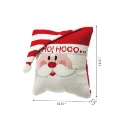 Glitzhome® Hooked 3D Santa Throw Pillow Set -Michaels Shop D479529S 6
