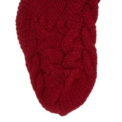 Glitzhome® 24" Red Knitted Polyester Christmas Stocking With Pom Pom, 2ct. -Michaels Shop D479603S 6