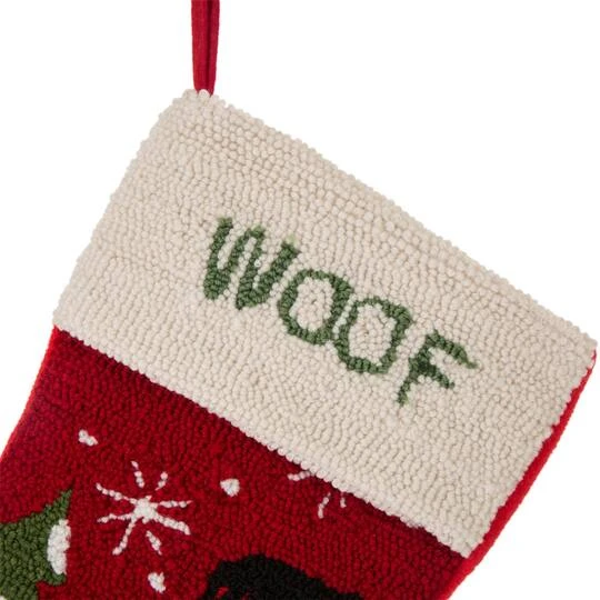 Glitzhome® 20" Dog Hooked Stockings, 2ct. 9 Glitzhome® 20" Dog Hooked Stockings, 2ct. - Image 7