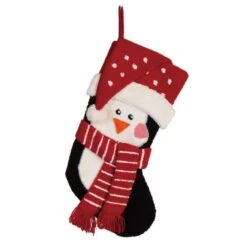 Glitzhome® 19" 3D Penguin Hooked Stockings, 2ct. 9 Glitzhome® 19" 3D Penguin Hooked Stockings, 2ct. -Michaels Shop D479608S 3