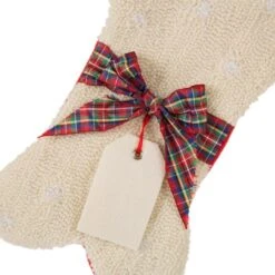 Glitzhome® 12.5" Bone Shape Hooked Stockings, 2ct. 15 Glitzhome® 12.5" Bone Shape Hooked Stockings, 2ct. -Michaels Shop D479611S 4
