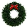 Northlight 17" Pre-Lit LED Green Tinsel Artificial Wreath With Bow -Michaels Shop D491024S 1