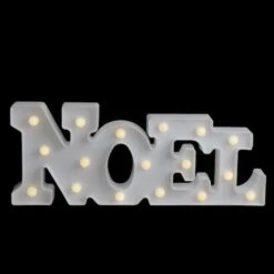 Northlight 17" White Noel LED Christmas Marquee Wall Sign -Michaels Shop D491423S 3