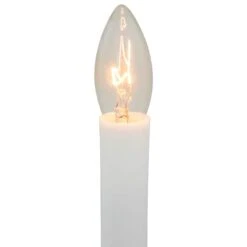 Northlight 9" White & Gold Christmas Candle Lamp With Timer -Michaels Shop D491439S 13