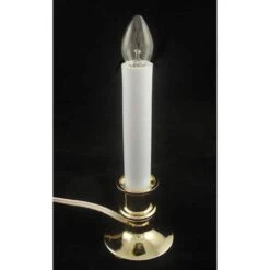 Northlight 9" White & Gold Christmas Candle Lamp With Timer -Michaels Shop D491439S 3