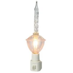 Northlight 6.5" Clear Retro Style Christmas Bubble Night Light