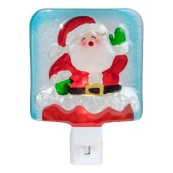 Northlight 6" Red & White Santa Claus Christmas Night Light -Michaels Shop D491466S 11