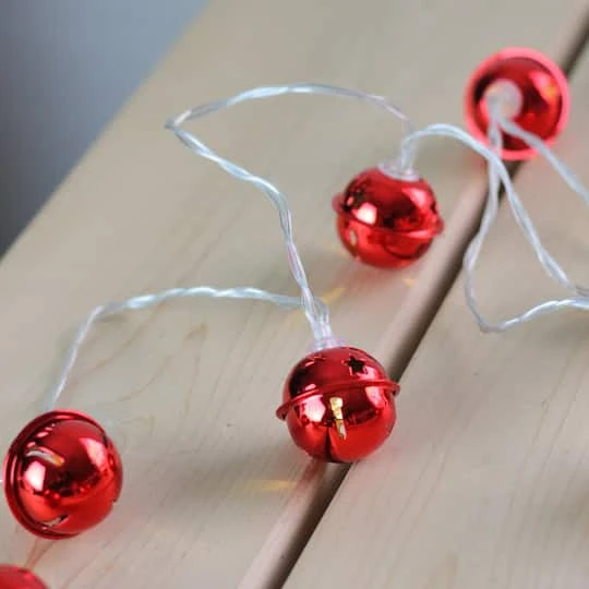 Northlight 8ct. Red LED Jingle Bell Christmas Lights 5 Northlight 8ct. Red LED Jingle Bell Christmas Lights - Image 3