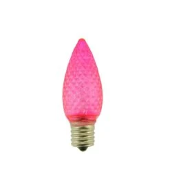 Sienna Faceted Transparent LED Christmas Replacement Bulbs, 4ct. Pink -Michaels Shop D491482S 1 1