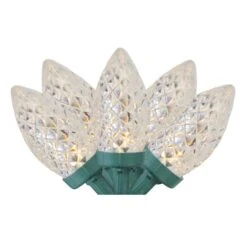 Northlight 100ct. LED Faceted C7 Christmas String Lights Warm White -Michaels Shop D491486S 1 1