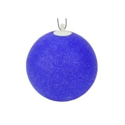 Sienna 7" Blue Shimmering Sphere Mini Ball Outdoor Decorative Patio Christmas String Lights -Michaels Shop D491503S 3