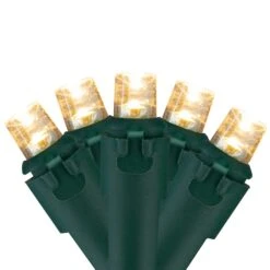 Northlight 50ct. LED Wide Angle Christmas String Lights With Green Wire Warm White -Michaels Shop D491518S 1 1