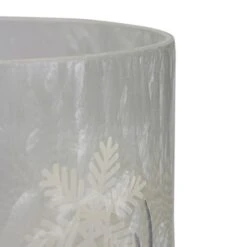 Northlight 10" Winter Deer Flameless Glass Christmas Candle Holder -Michaels Shop D491536S 4