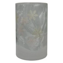 Northlight 10" Winter Deer Flameless Glass Christmas Candle Holder -Michaels Shop D491536S 5