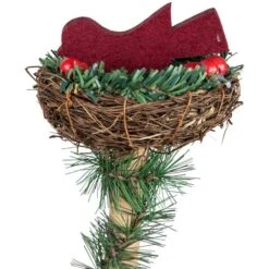 Northlight 4ft. Olive Green & Burgundy Red Standing Santa Claus With Gift Bag Christmas Figure -Michaels Shop D491585S 16
