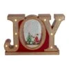 Northlight 11" LED Lighted Red & Gold Joy Christmas Glitter Snow Globe -Michaels Shop D491588S 1
