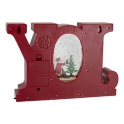 Northlight 11" LED Lighted Red & Gold Joy Christmas Glitter Snow Globe -Michaels Shop D491588S 5