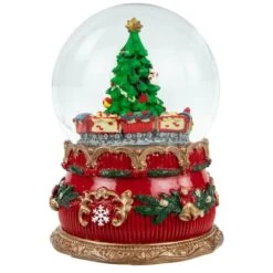 Northlight 6" Musical Christmas Tree & Train Animated Water Globe -Michaels Shop D491589S 13