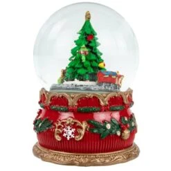 Northlight 6" Musical Christmas Tree & Train Animated Water Globe -Michaels Shop D491589S 15