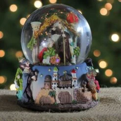 Northlight 6" Nativity Manger Scene Musical Christmas Snow Globe -Michaels Shop D491590S 4