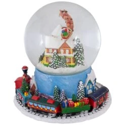 Northlight 7.25" Musical Revolving House Christmas Snow Dome Décor -Michaels Shop D491591S 3
