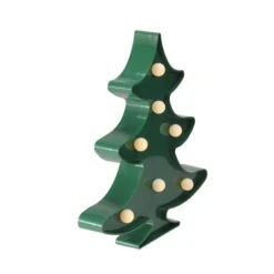 Northlight 8.75" Green Christmas Tree Marquee Wall Sign -Michaels Shop D491611S 4