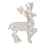 Northlight 9.75" White Reindeer Christmas Marquee Wall Sign -Michaels Shop D491613S 2