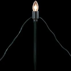 Northlight Mighty Light Clear C9 Christmas Pathway Marker Set, Green Wire 18 Northlight Mighty Light Clear C9 Christmas Pathway Marker Set, Green Wire -Michaels Shop D491617S 13