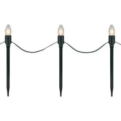 Northlight Mighty Light Clear C9 Christmas Pathway Marker Set, Green Wire 19 Northlight Mighty Light Clear C9 Christmas Pathway Marker Set, Green Wire -Michaels Shop D491617S 14