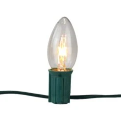 Northlight Mighty Light Clear C9 Christmas Pathway Marker Set, Green Wire 21 Northlight Mighty Light Clear C9 Christmas Pathway Marker Set, Green Wire -Michaels Shop D491617S 16