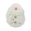 Northlight 11" White Snowman With Star Cut-Outs Tealight Candle Holder -Michaels Shop D491644S 1