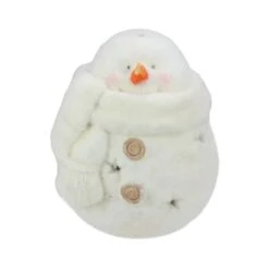 Northlight 11" White Snowman With Star Cut-Outs Tealight Candle Holder -Michaels Shop D491644S 11