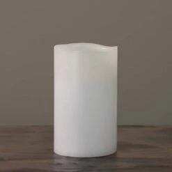 Northlight 10" White Flameless LED Lighted Flickering Christmas Pillar Candle -Michaels Shop D491651S 3