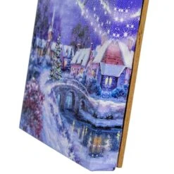 Northlight 6" LED Fiber Optic Christmas Tree & Santa Sleigh Wall Art -Michaels Shop D491663S 14