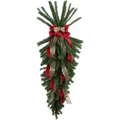 Northlight 60" Canadian Pine Christmas Teardrop Swag -Michaels Shop D491674S 14