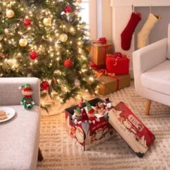 Simplify Santa Clause Is Coming To Town Storage Tote Bin -Michaels Shop D492891S 16