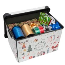 Simplify Happy Christmas Storage Tote Bin -Michaels Shop D492892S 14