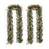 Glitzhome® 9ft. Pre-Lit Pinecone Christmas Garland With Timer, 2ct. -Michaels Shop D493619S 1