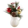 Christmas Mix In 14" Ceramic Watering Pot -Michaels Shop D511155S 1