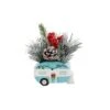 Christmas Mix In 8" Blue Ceramic Camper -Michaels Shop D511170S 1