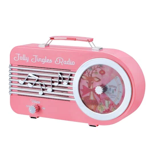 10.5" Pink Jolly Jingles Radio 3 10.5" Pink Jolly Jingles Radio