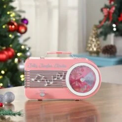 10.5" Pink Jolly Jingles Radio 7 10.5" Pink Jolly Jingles Radio -Michaels Shop D511978S 2
