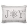 Joy Snowflake 14x20 Throw Pillow -Michaels Shop D518006S 1