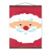 Santa Face 16x20 Teak Hanging Canvas -Michaels Shop D518047S 1