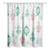 Retro Funky Ornaments Shower Curtain -Michaels Shop D518060S 1