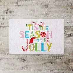 Tis The Season To Be Jolly 27x18 Floor Mat -Michaels Shop D518074S 2