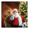 Santa Gets Ready 36x36 Canvas Wall Art -Michaels Shop D518105S 1