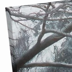 Black Barn With Wreath 36x36 Canvas Wall Art -Michaels Shop D518107S 3