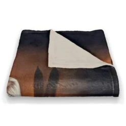 Painted Santa On Piano 50x60 Coral Fleece Blanket -Michaels Shop D518121S 2