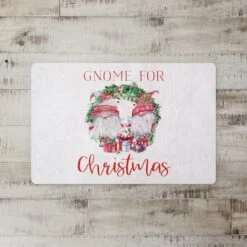 Gnome For Christmas Floor Mat -Michaels Shop D518147S 2